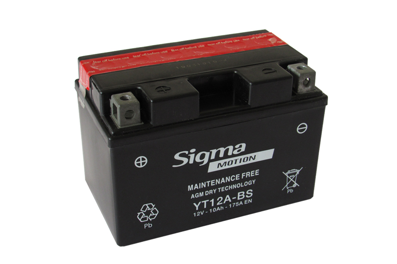 ΜΠΑΤΑΡΙΑ MOTO 12V 10Ah AGM SIGMA MOTION 